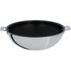 Wok Casteline Ø 20 Cm Manche Amovible Anti-Adhésif Inox Cristel