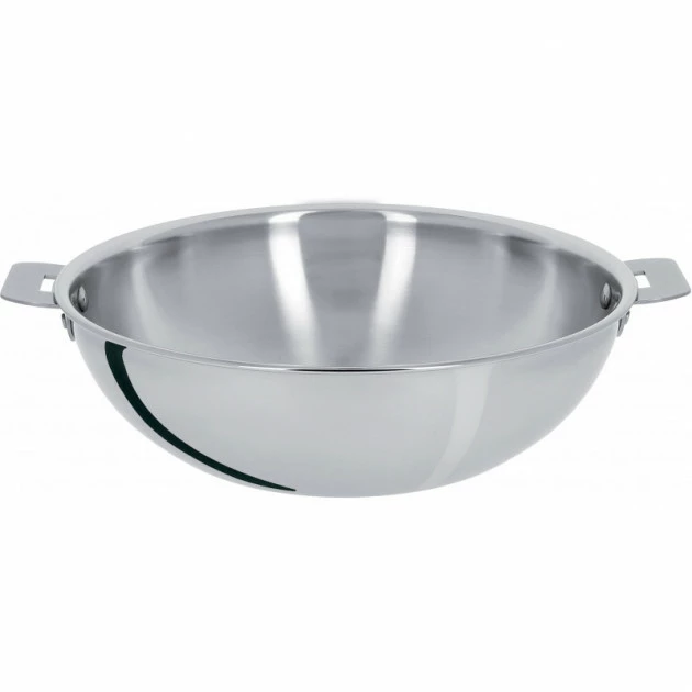 Wok Casteline Ø 20 Cm Manche Amovible Inox Cristel 3 Wok Casteline Ø 20 Cm Manche Amovible Inox Cristel