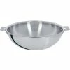 Wok Casteline Ø 24 Cm Manche Amovible Inox Cristel -Cookway boutique wok casteline o 24 cm manche amovible inox cristel
