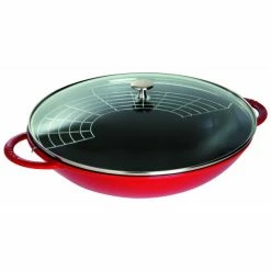 Wok En Fonte 37 Cm Rouge Staub